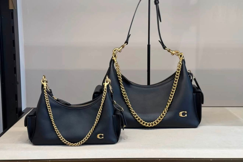 Elegant Quilted Shoulder Bag with Gold Chain (Lux4less)