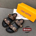 Stylish Monogram Double-Band Slide Sandals (Lux4less)