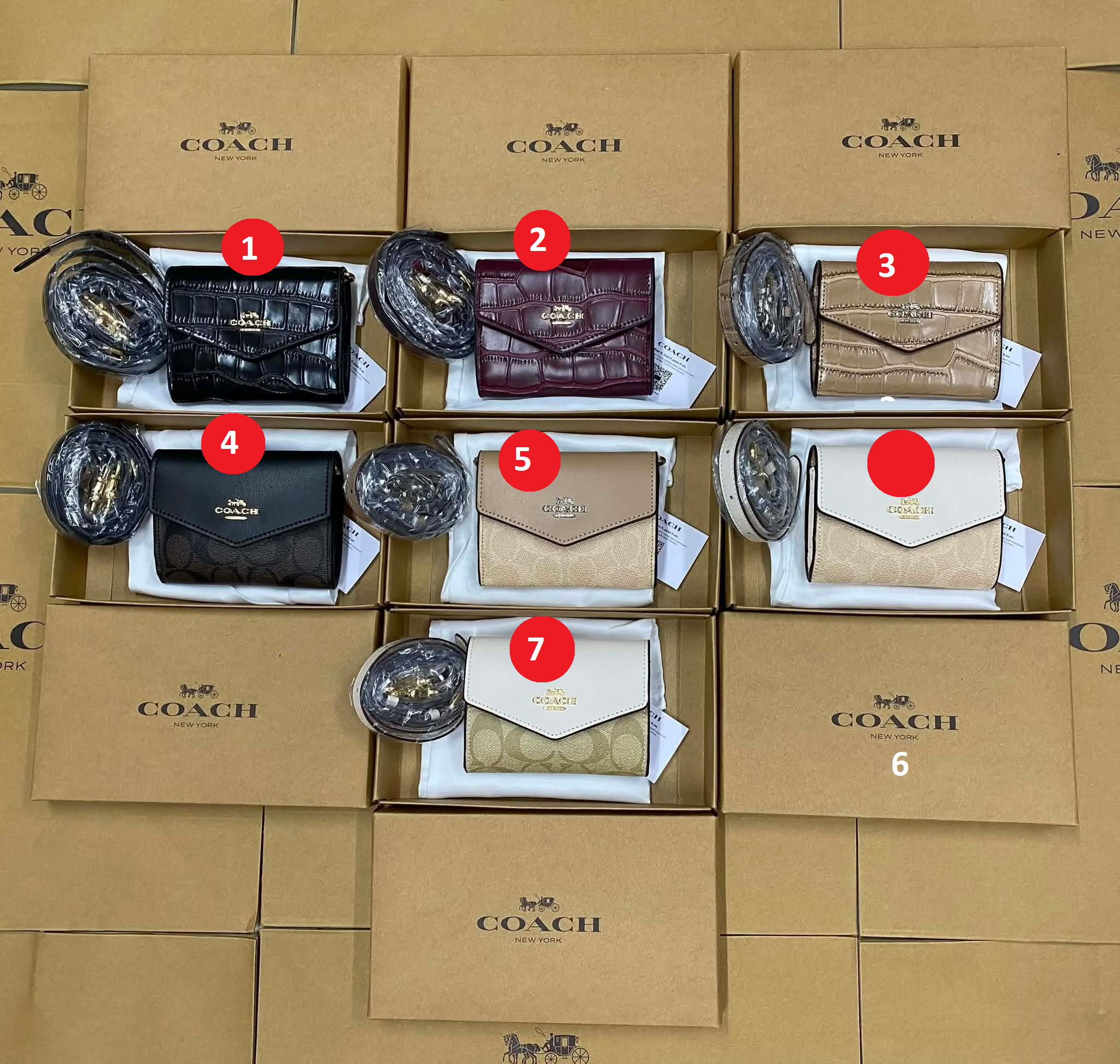 Elegant Monogram Zip-Around Long Wallet (Lux4less)